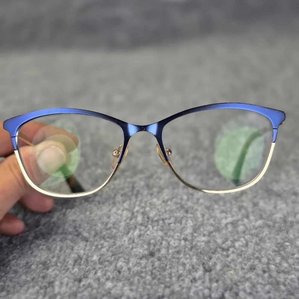 Lilly Pulitzer Georgina T49 Eyeglasses Frame‎ Teal/ Gold Size: 49-16-135